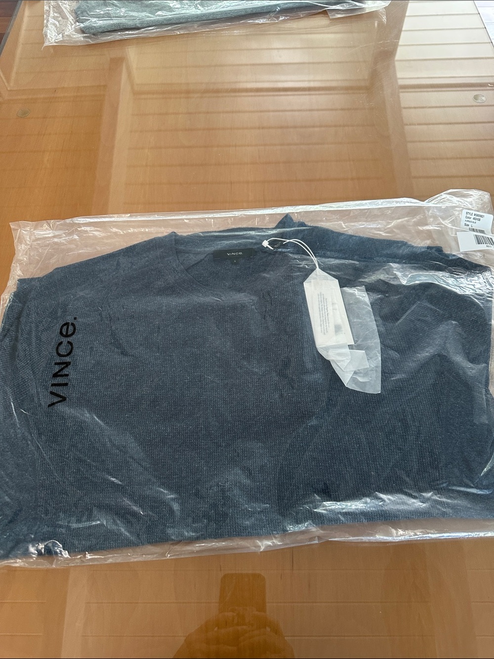 Vince Navy Blue Crewneck thermal/tee
Never worn